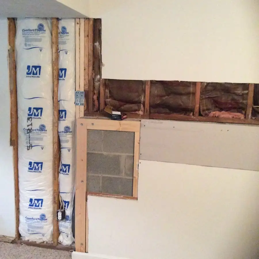 Wall insulation replacement during Structural Drying in South Ogden